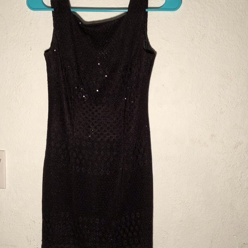 Black dress with shimmer